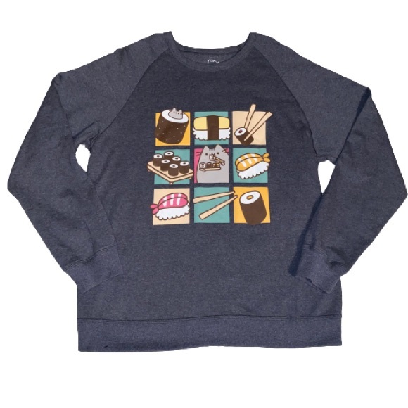 pusheen sushi shirt